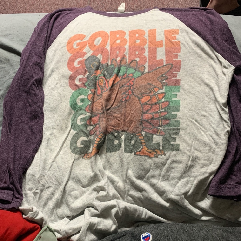 Next Level-Thanksgiving Long sleeve.    T-Shirt
